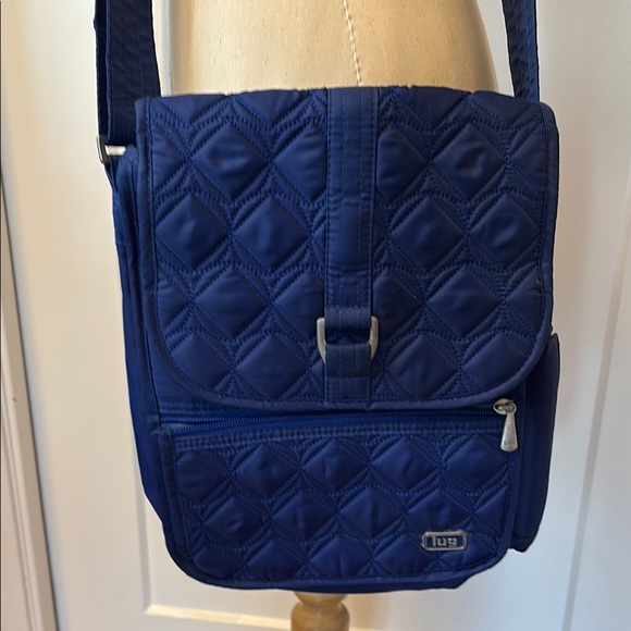 lug Handbags - LUG Moped Day Pack Quilted Crossbody Bag - Navy